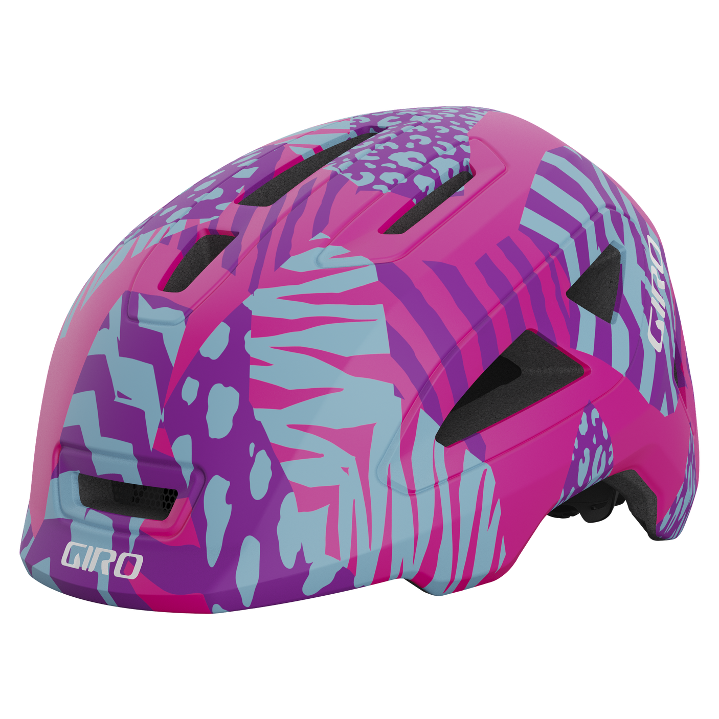 Casque Giro Scamp II mat rose animal