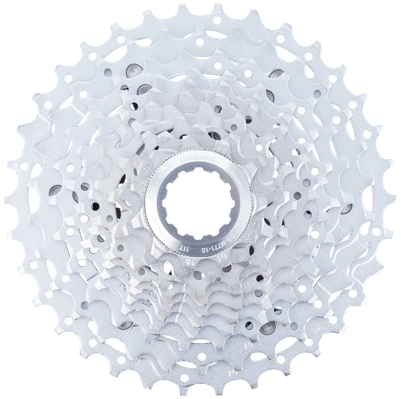 Shimano Deore XT CS-M771 cassette 10 vitesses argent