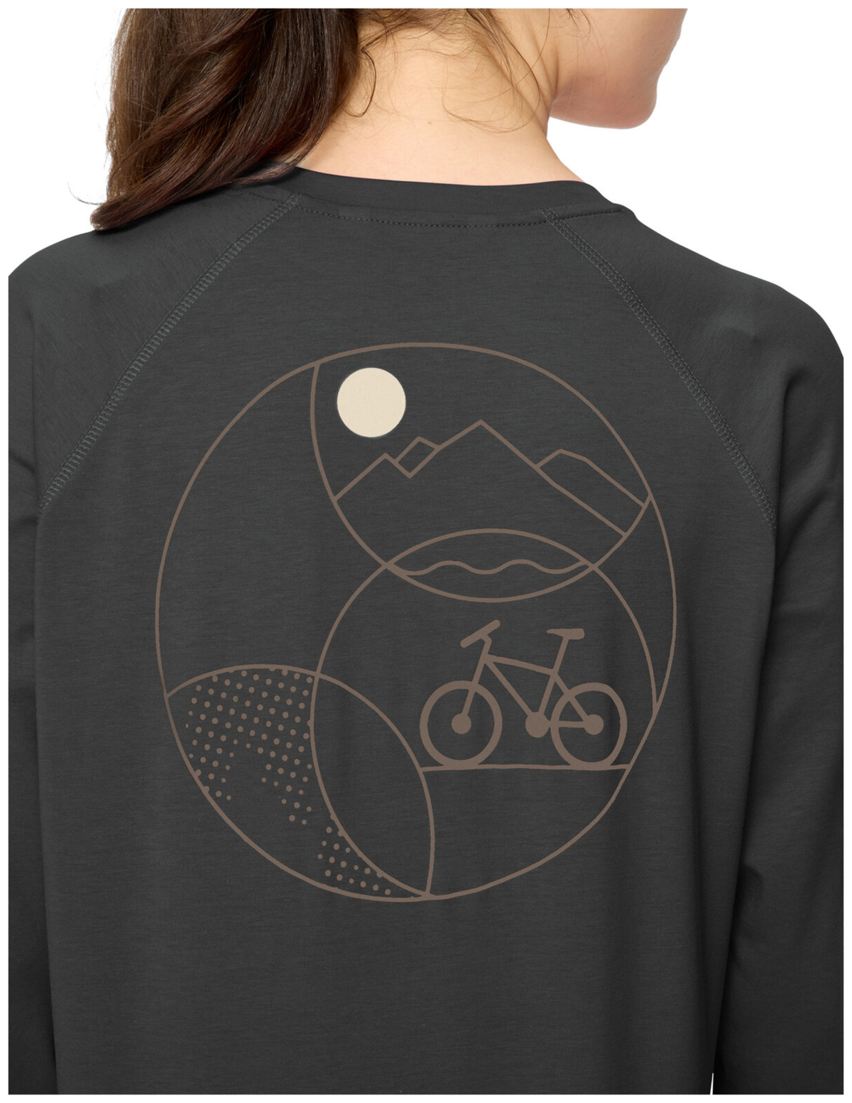 VAUDE T-shirt manches longues femme Cyclist graphite
