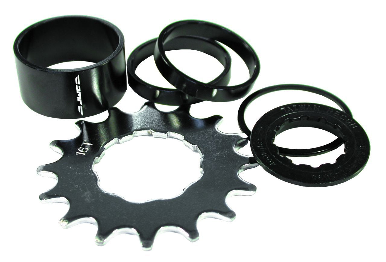 DMR Jeu d'entretoises Single Speed noir