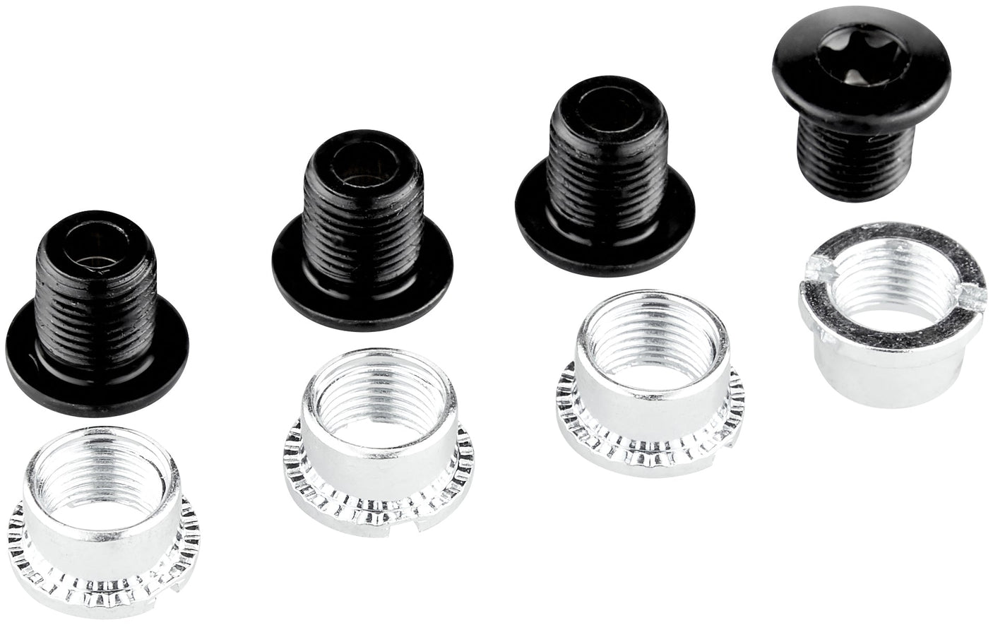 Vis de plateau Shimano 4 pièces pour Steps SM-CRE70-B
