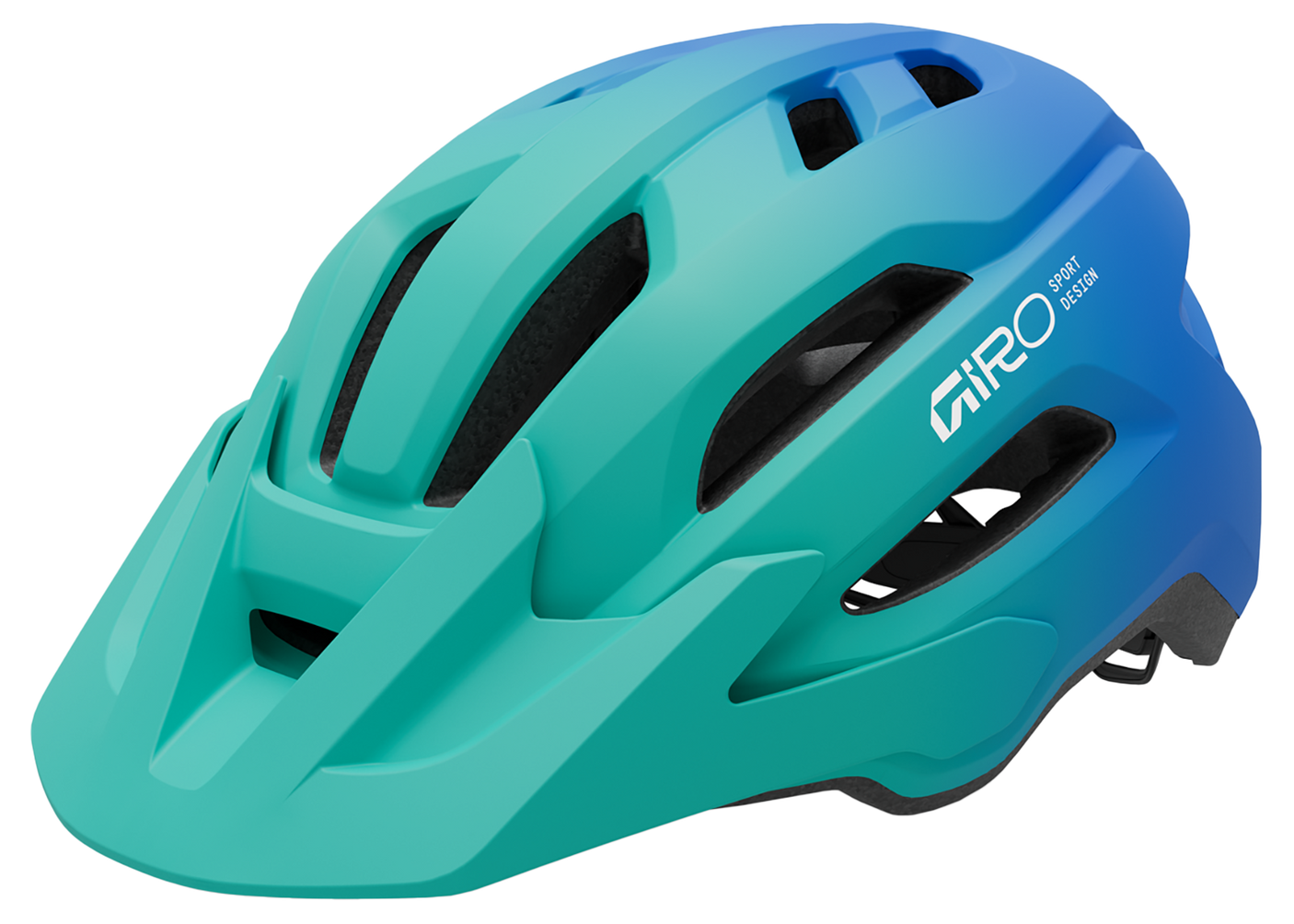 Giro Fixture II Y vert mat/bleu