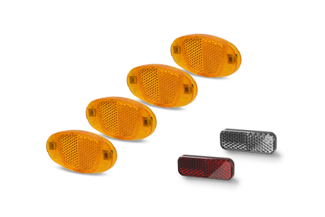 Set de réflecteurs ACID pour guidon / tige de selle