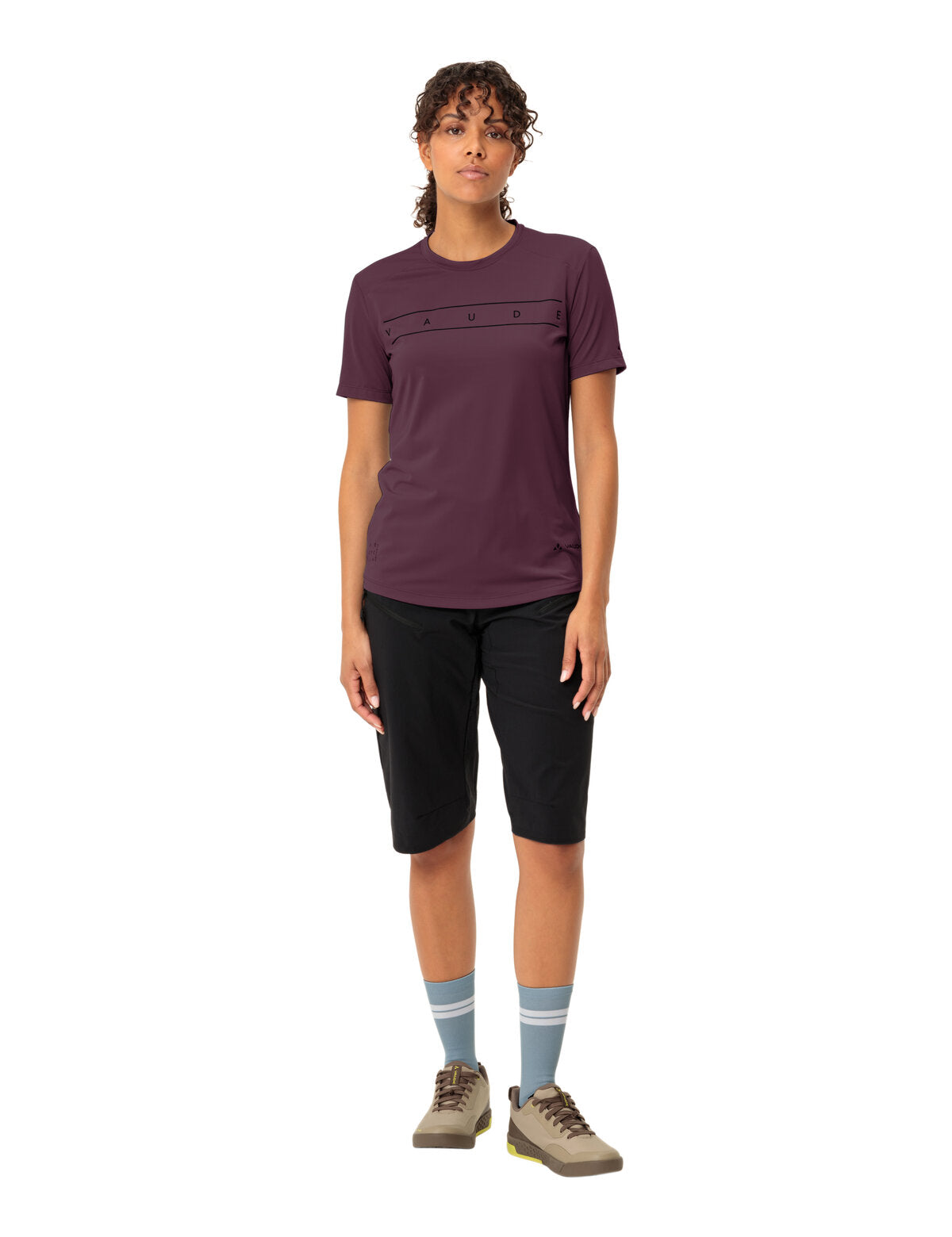 VAUDE Qimsa Logo Shirt femme cassis