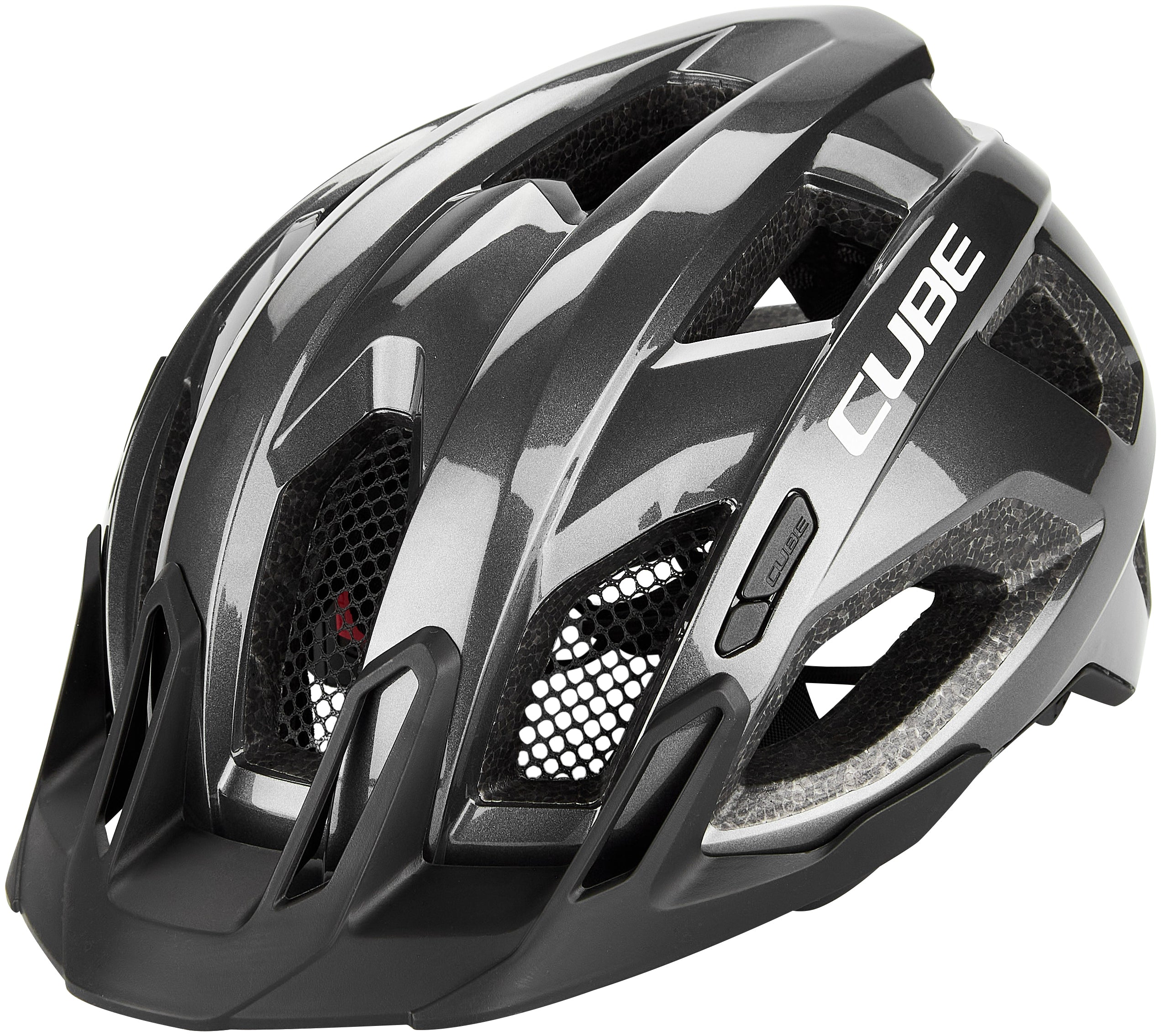 CUBE Casque QUEST brillant iridium noir