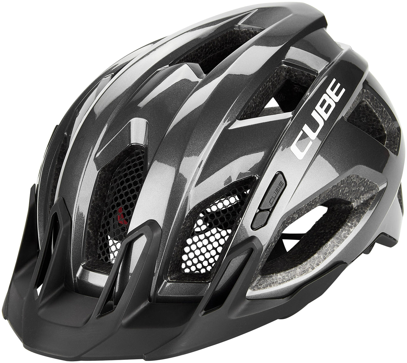 CUBE Casque QUEST brillant iridium noir