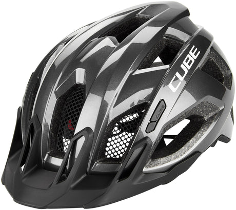 CUBE Casque QUEST brillant iridium noir