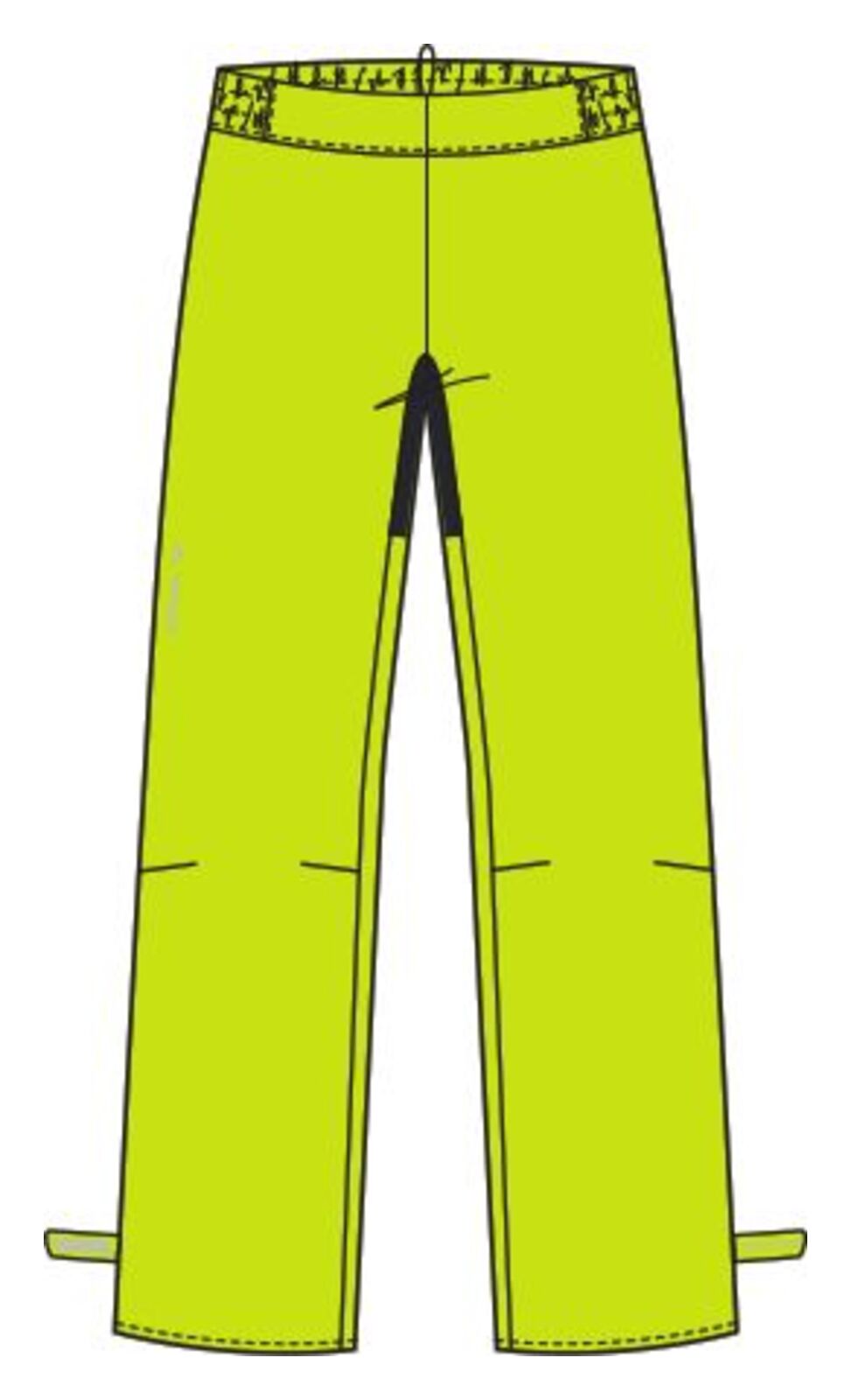 VAUDE Drop Pants II homme jaune néon uni