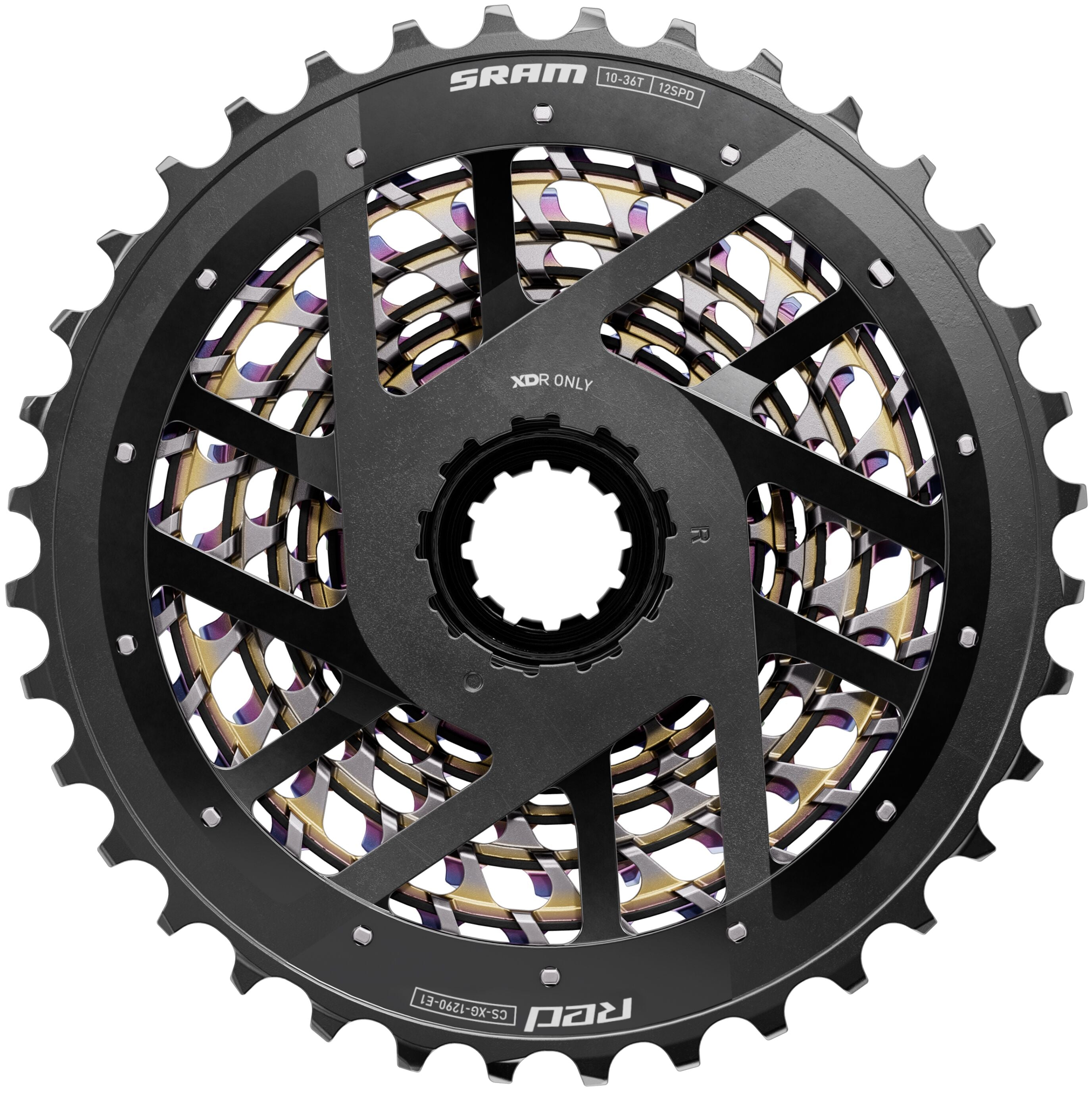 SRAM Cassette XG-1290 E1 X-Glide arc-en-ciel