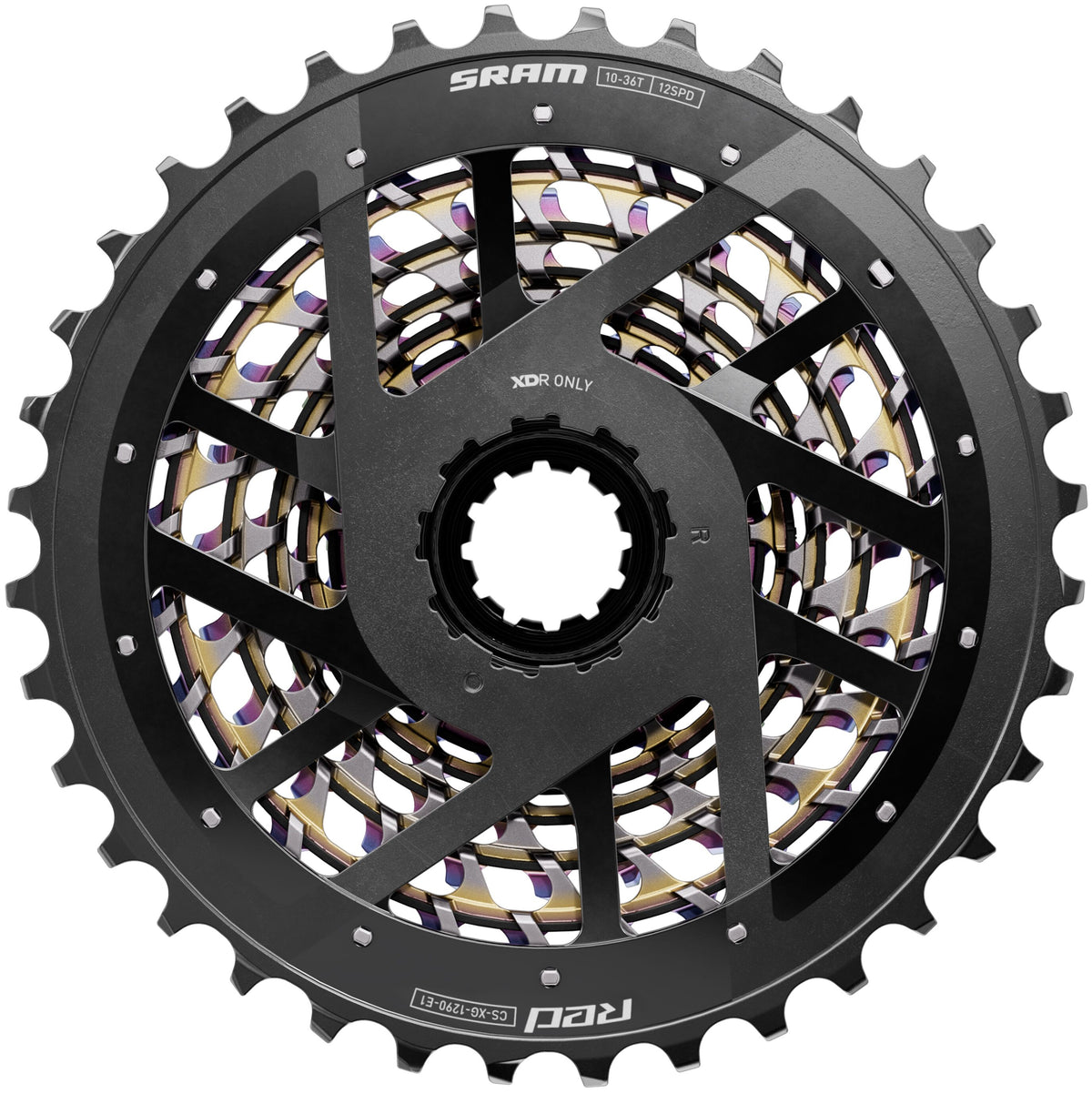 SRAM Cassette XG-1290 E1 X-Glide arc-en-ciel