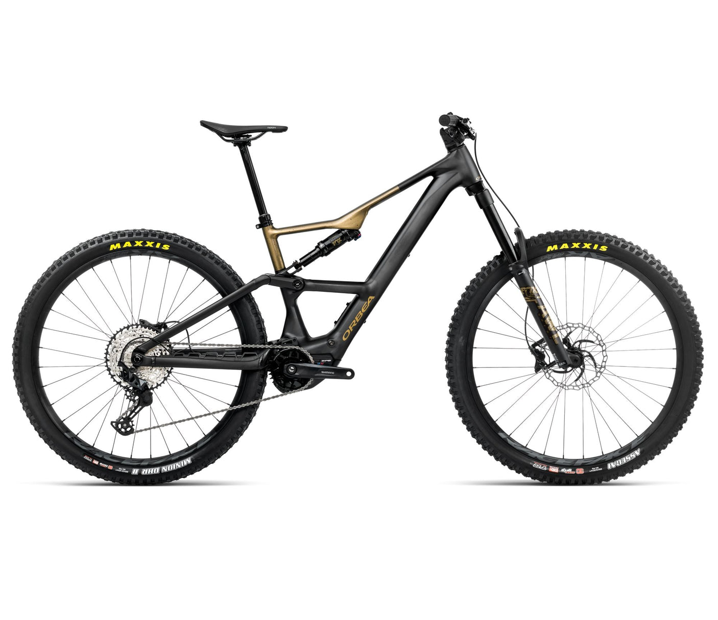 Orbea RISE LT H20 Diamond Black-Splash Olive Green Mat (2025)