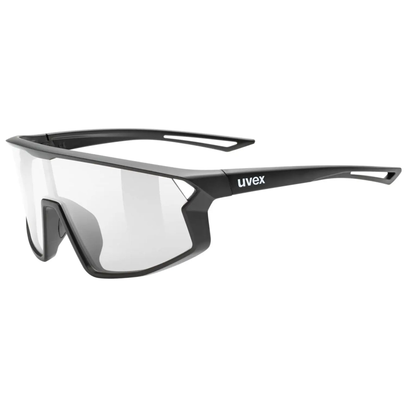 uvex Skyryse Jr. Lunettes de vélo Noir Mat / Transparent