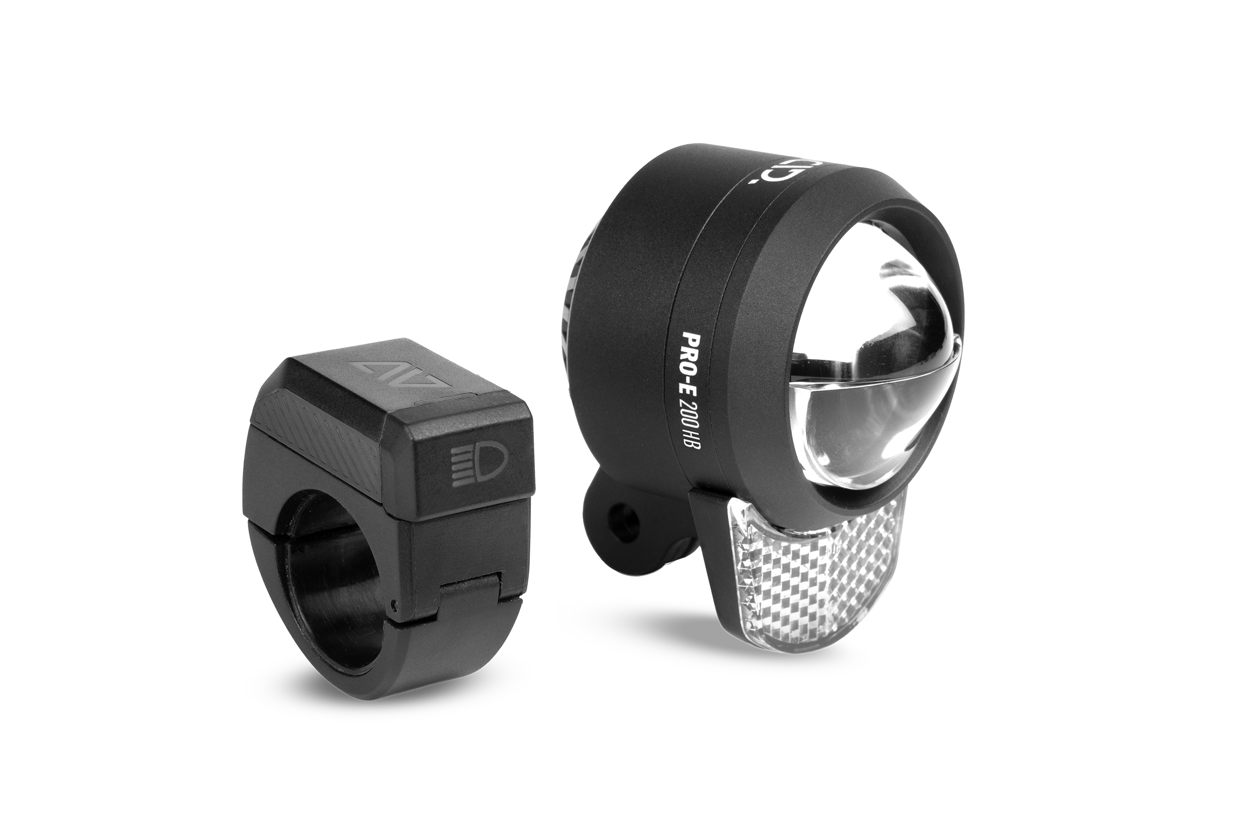 ACID E-Bike phare avant PRO-E 200 High Beam X-Connect noir