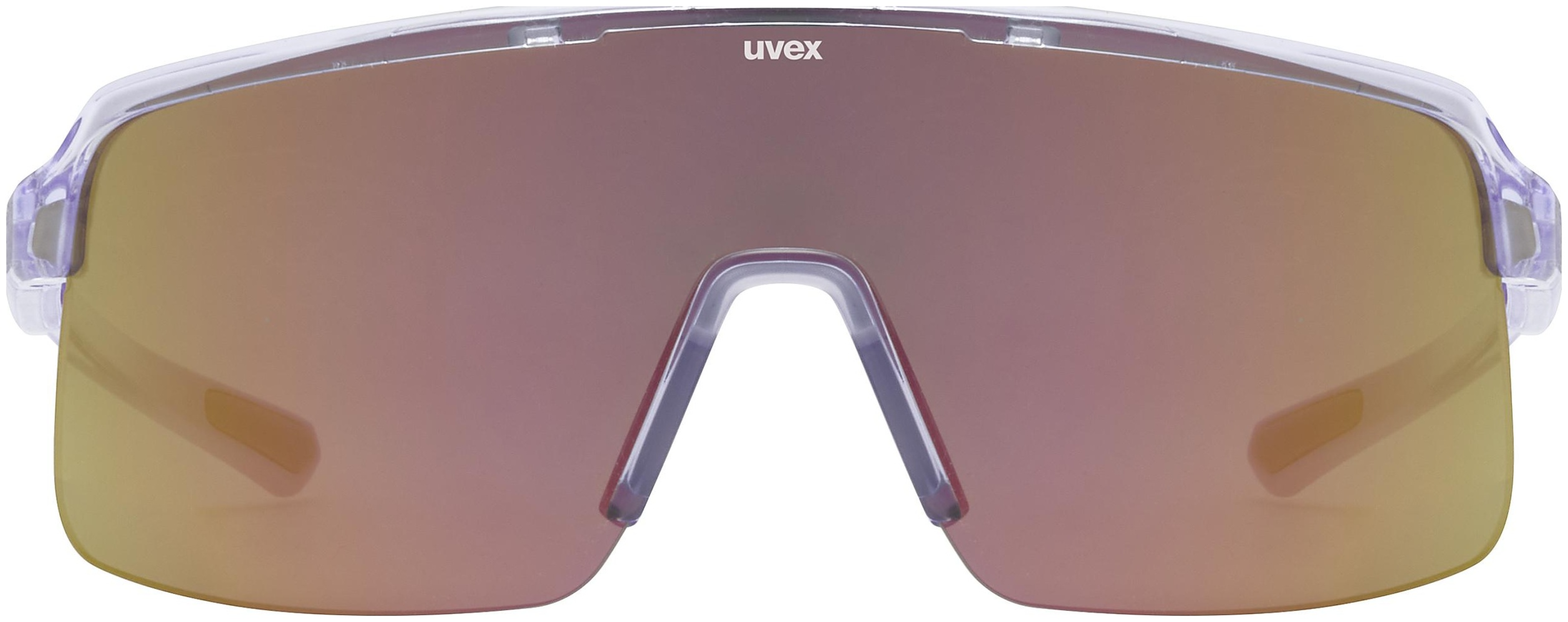 uvex Dyrt Lunettes de vélo Transparent / Miroir Rouge