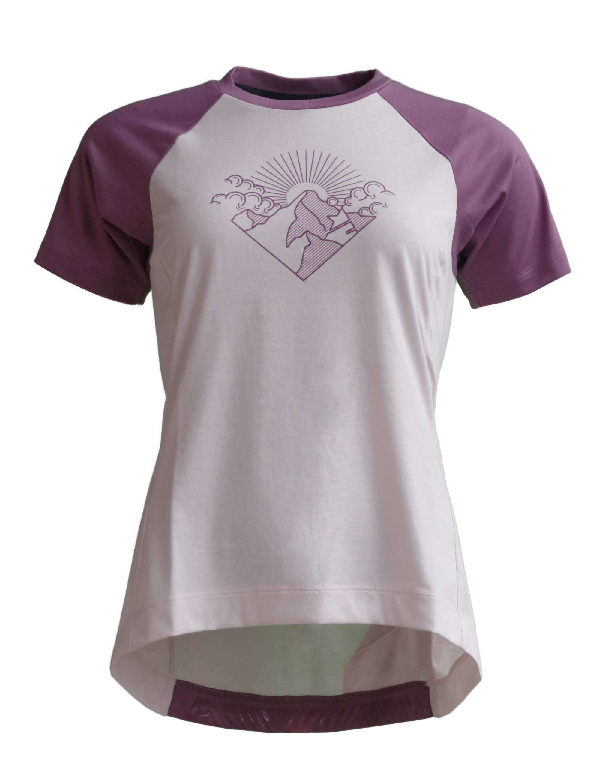 Zimtstern PureFlowz Shirt SS Femme Lilas / Baie