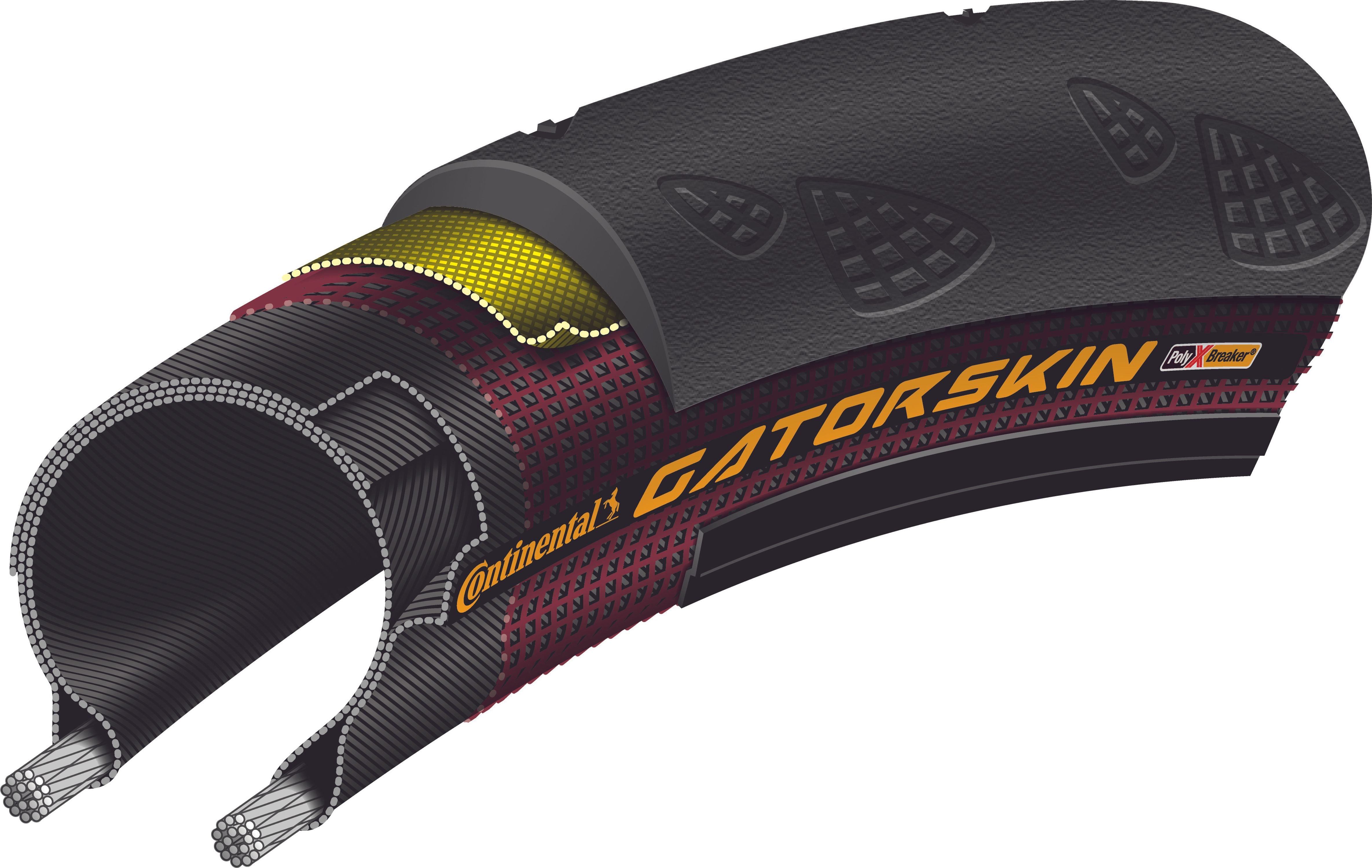 Continental GatorSkin pneu à tringle rigide 26x1 1/8