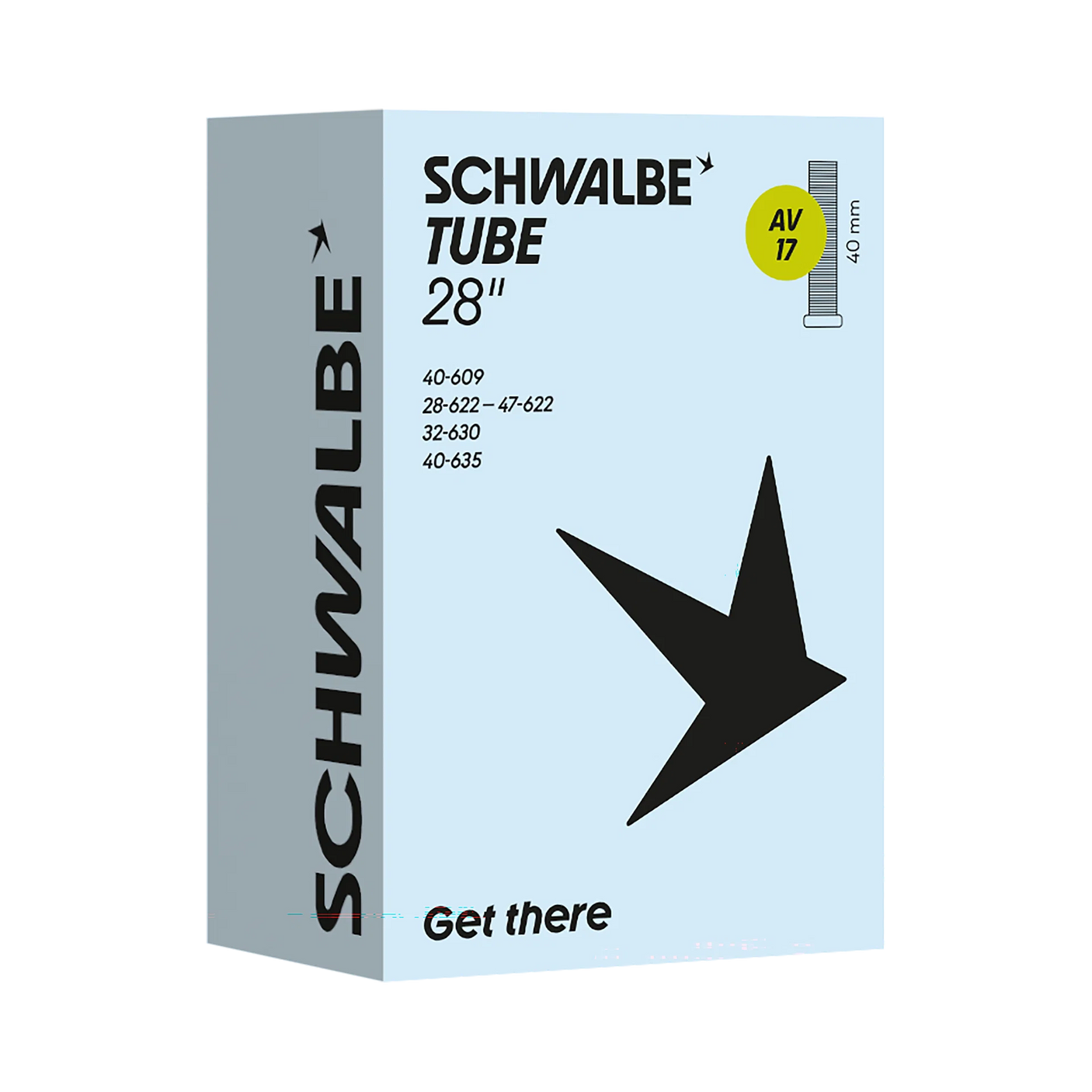 Schwalbe AV 17 chambre à air 28/47-622/635