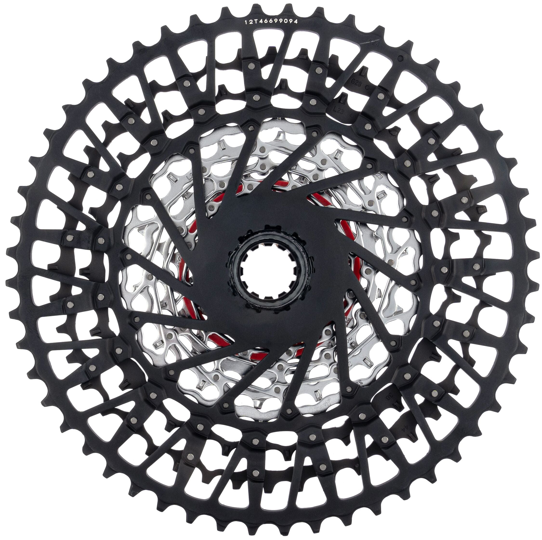 SRAM Cassette GX Eagle XS-1275 T-Type 12 vitesses noire