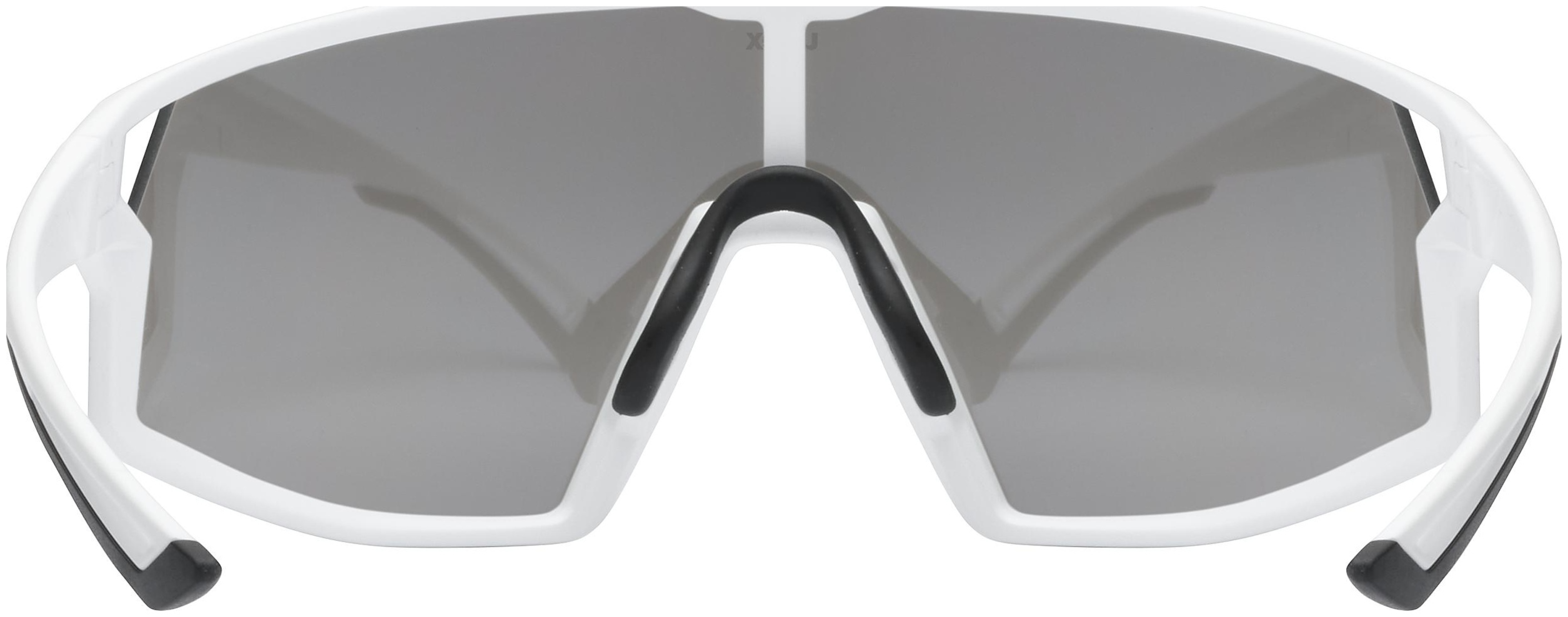 uvex Skyryse lunettes de vélo Blanc Mat / Miroir Or