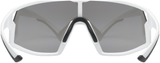 uvex Skyryse lunettes de vélo Blanc Mat / Miroir Or