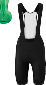 Gonso SITIVO cuissard à bretelles femme noir / vert vif