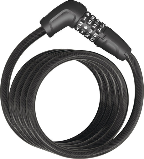 Antivol à câble spiralé ABUS Numero 5510C/180 noir SCMU
