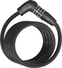 Antivol à câble spiralé ABUS Numero 5510C/180 noir SCMU