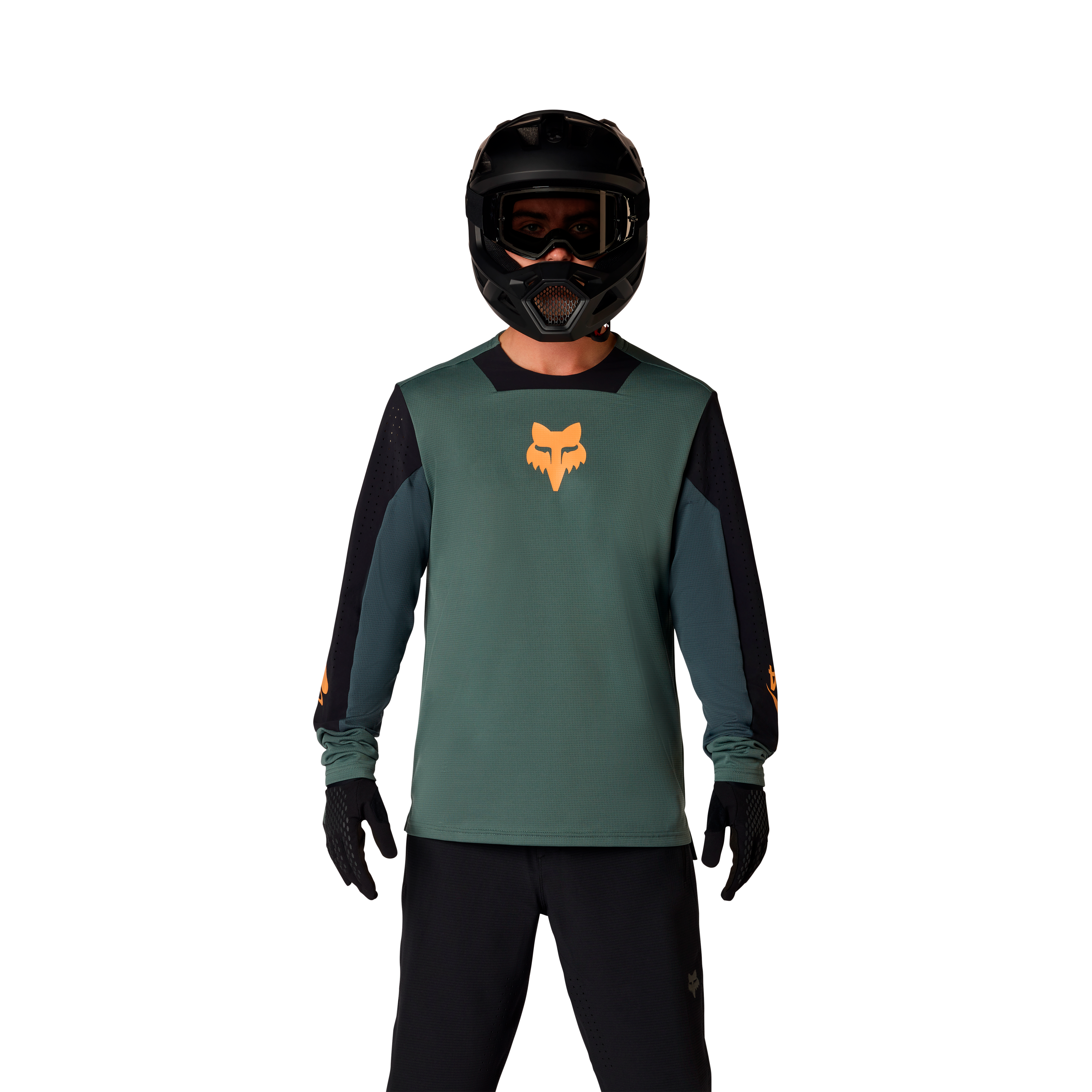 Fox Defend LS Maillot Création Sauge