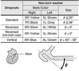 Shimano Nexus/Alfine 7L disque de sécurité gauche pour moyeu à vitesses intégrées