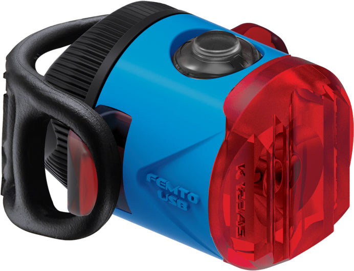 Lezyne Femto Drive LED feu arrière bleu/noir
