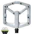 Crankbrothers Stamp 2 Large pédale plateforme raw silver
