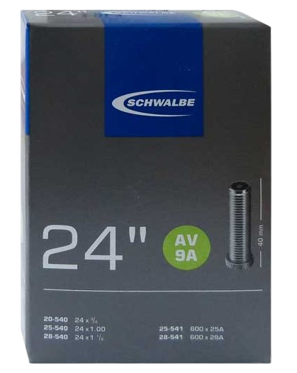 Chambre à air Schwalbe No.9A pour fauteuil roulant 24"