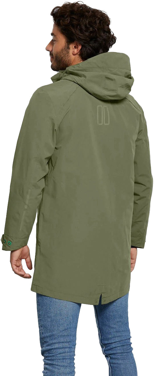 Basil Mosse parka de pluie homme olive