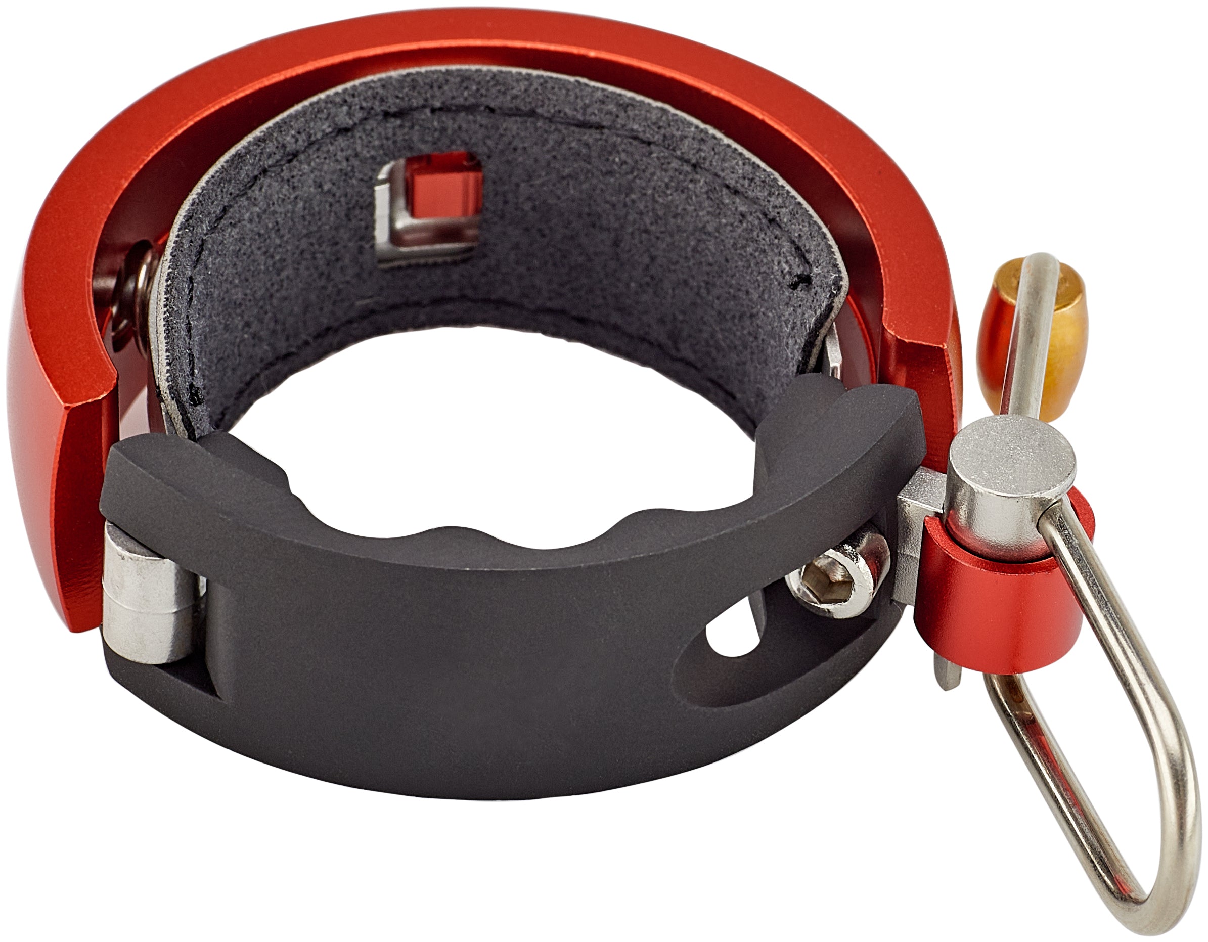 Knog Oi Luxe sonnette de vélo black/red