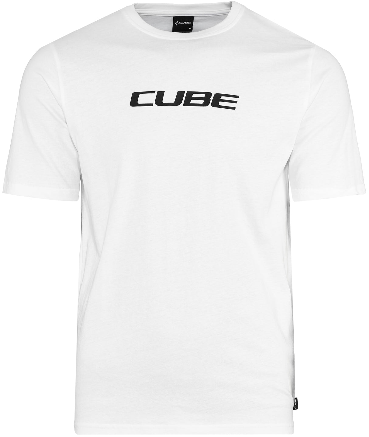 CUBE T-Shirt Bio Classic Logo blanc et noir