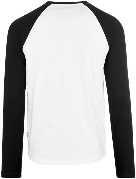 CUBE Organic T-shirt à manches longues noir et blanc