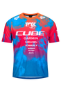 Cube Maillot VTT X Actionteam manches courtes blue´n´green