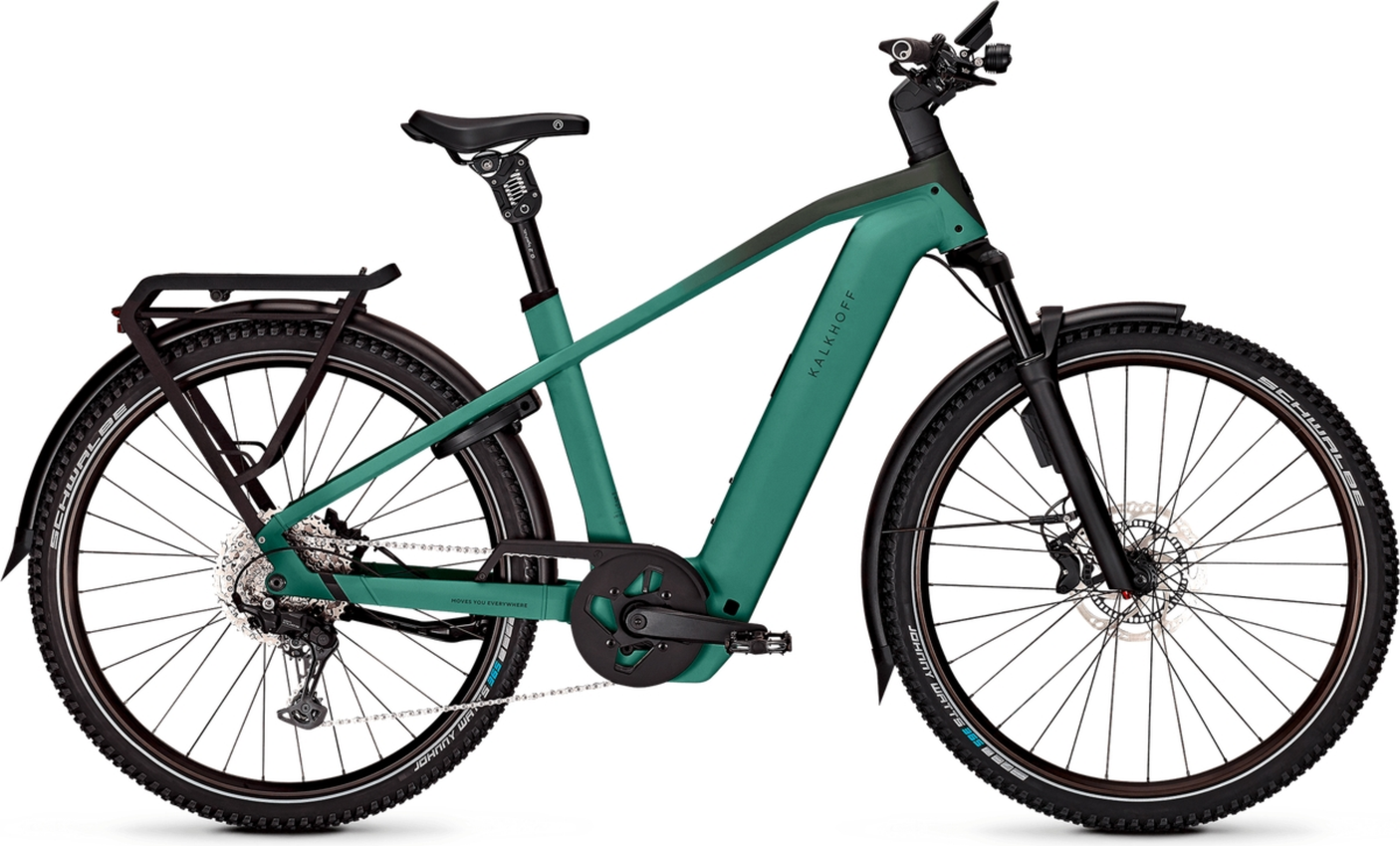 Kalkhoff ENTICE 5+ EXCITE ABS diamant 800 vert minéral / vert chasseur mat