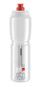 Gourde Elite Jet 950ml transparente/logo rouge