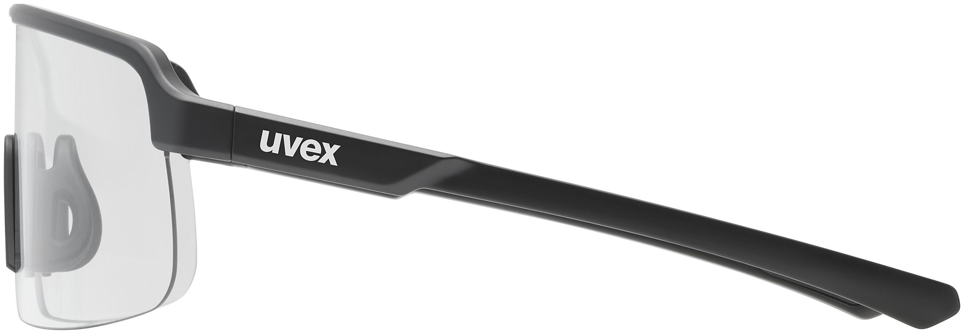uvex Dyrt Lunettes de vélo Noir Mat / Transparent