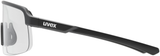uvex Dyrt Lunettes de vélo Noir Mat / Transparent