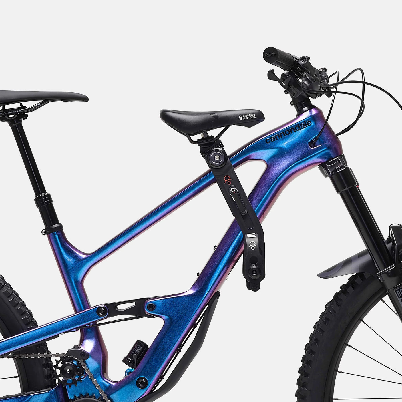 Kids Ride Shotgun 2.0 MTB siège enfant avant noir