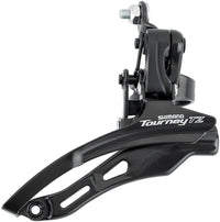 Dérailleur avant Shimano Tourney TZ FD-TZ500 3x6/7 vitesses collier de serrage bas haut noir – aktuelle Variante