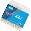 Chaîne KMC X12 Ti-N 12 vitesses or