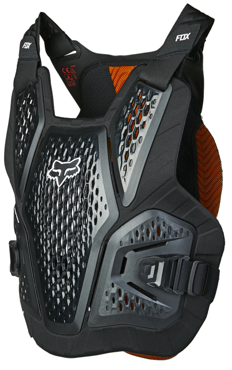 Fox Raceframe Impact SB D3O Plastron poitrine Noir
