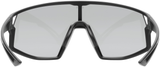 uvex Skyryse lunettes de vélo Noir Mat / Miroir Argent