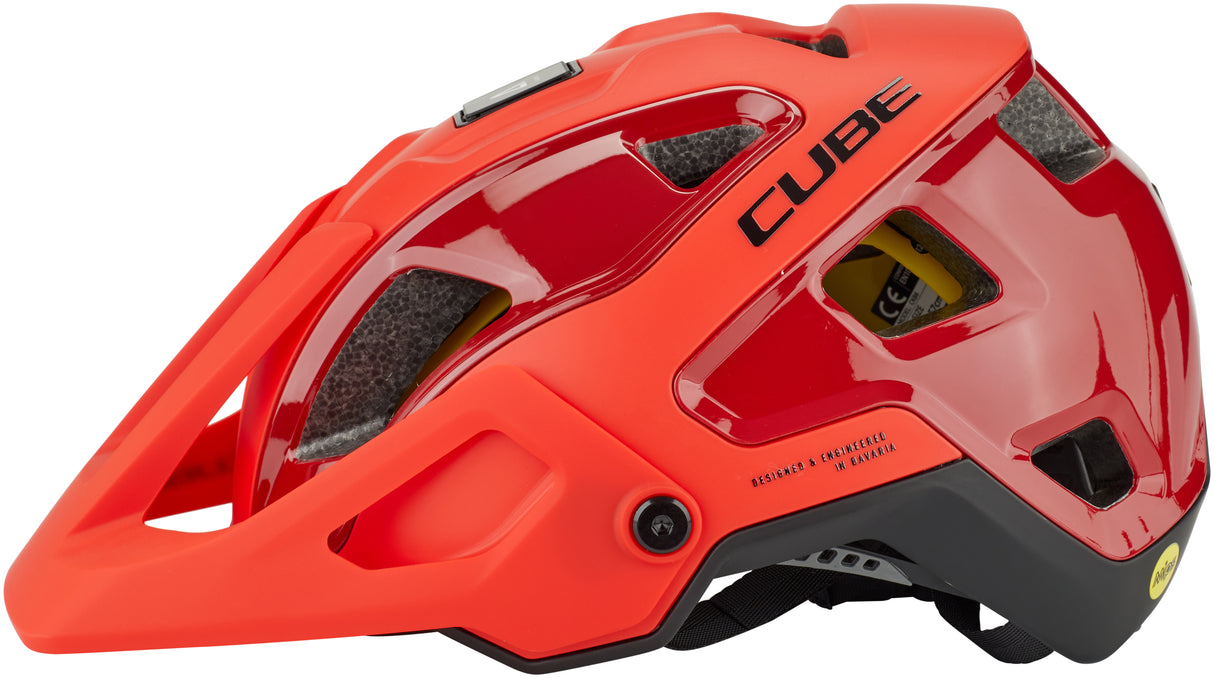 Casque CUBE STROVER rouge