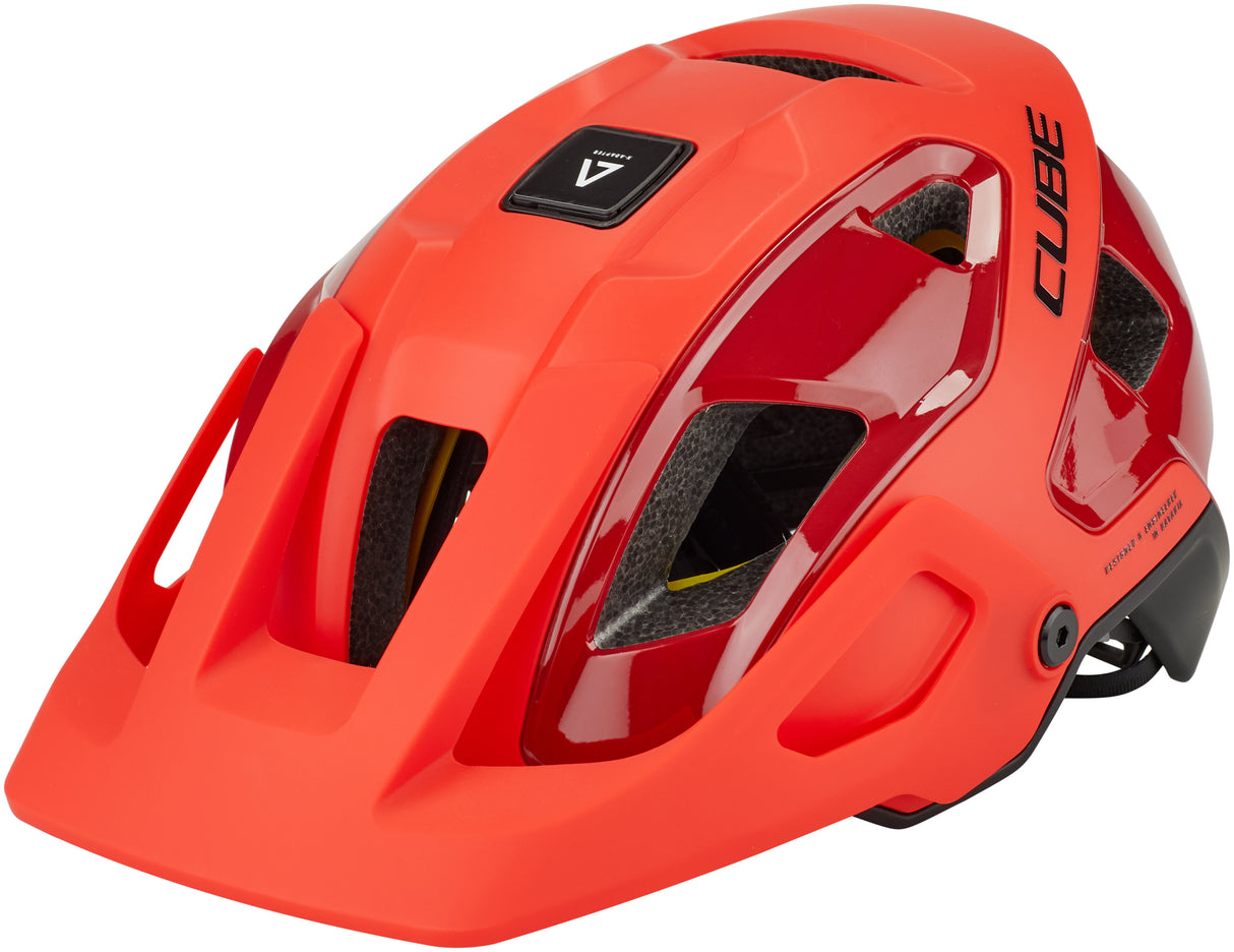 Casque CUBE STROVER rouge