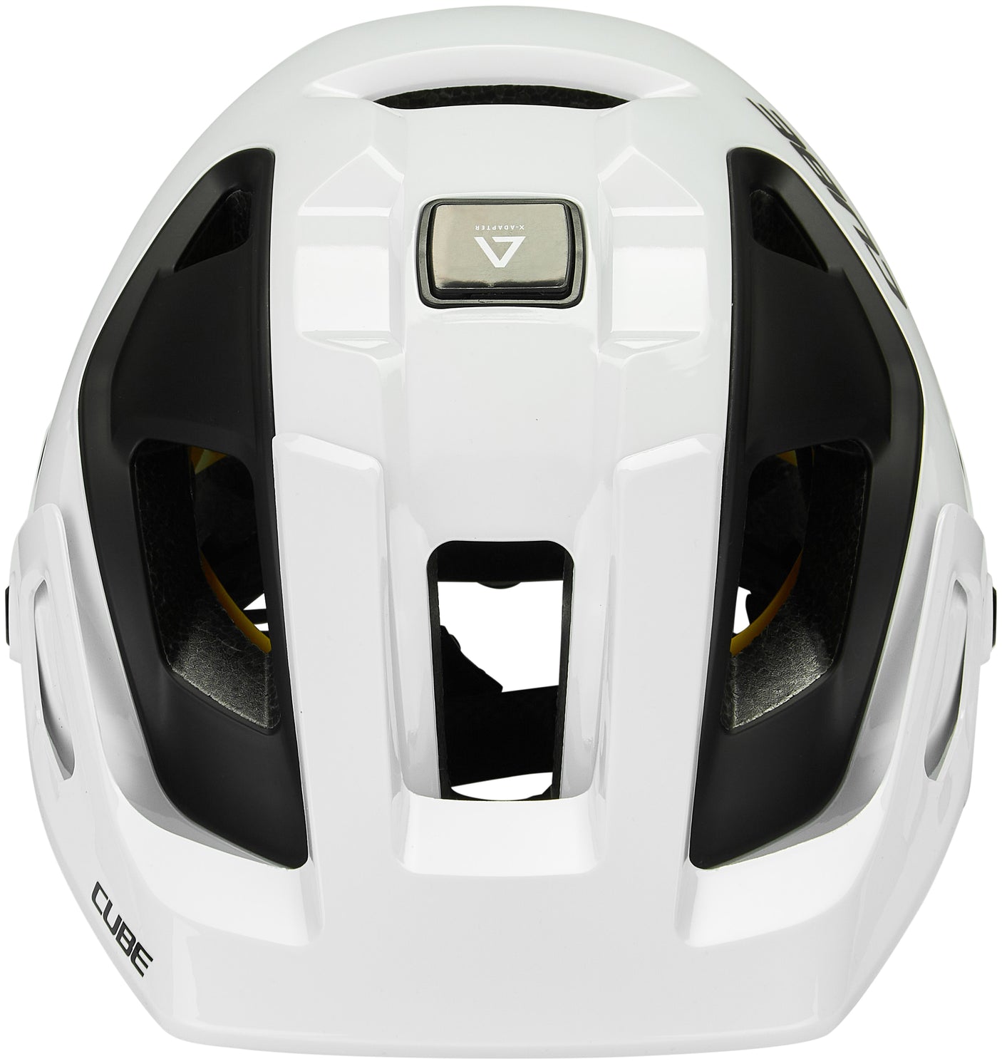 Casque CUBE STROVER blanc et noir