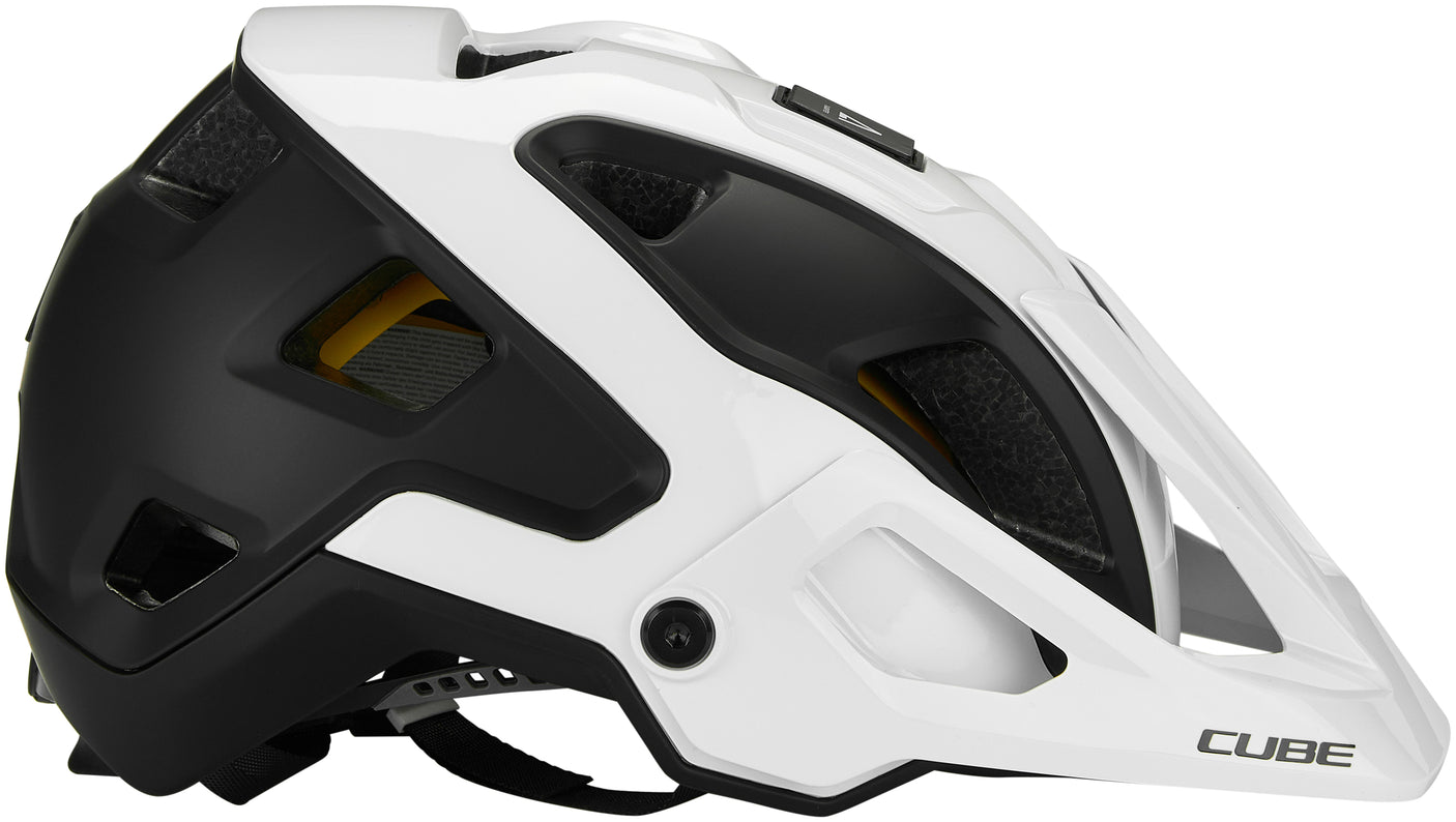 Casque CUBE STROVER blanc et noir